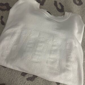 The Bar “Wifey” Varsity Sweatshirt